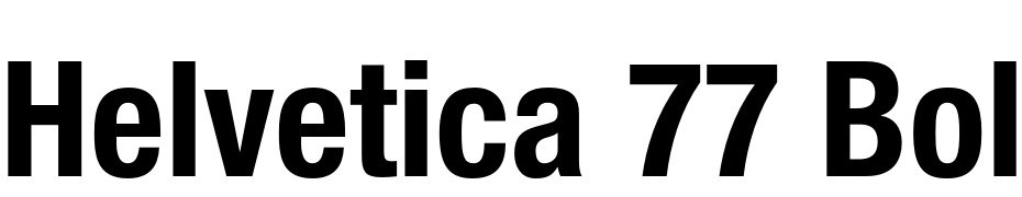 Helvetica 77 Bold Condensed Yazı tipi ücretsiz indir